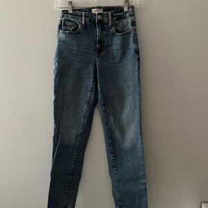 Straight Blue Jeans